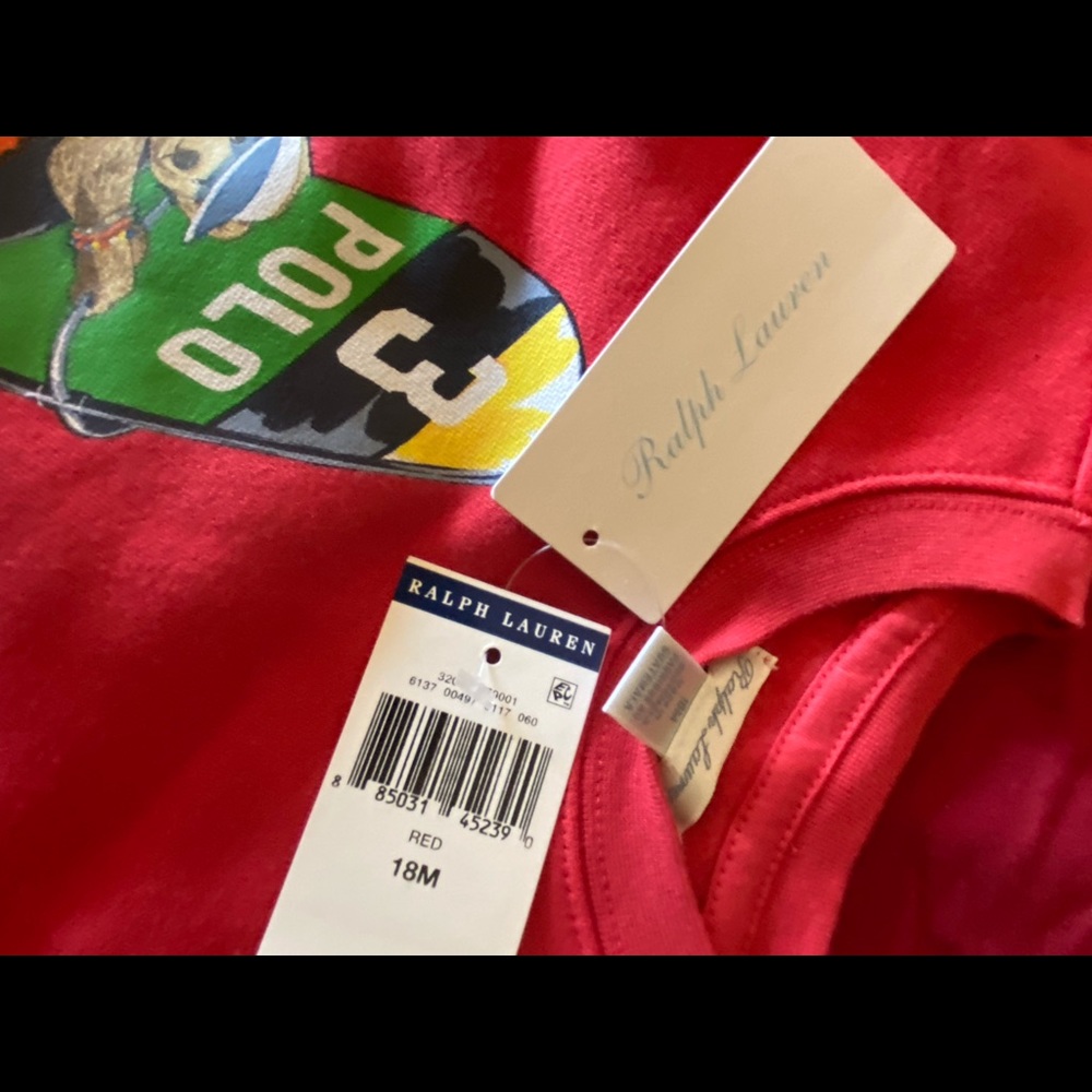 Polo RL Bear - kids 18 months sweatshirt